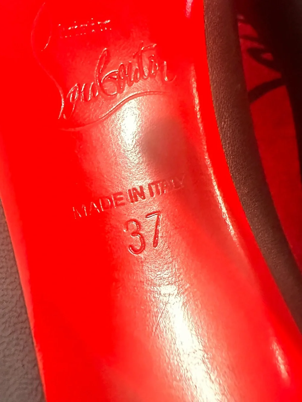 Christian Louboutin Black Leather 